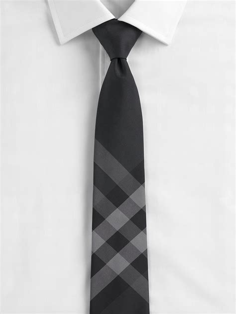 mens burberry black tie|Burberry ties outlet.